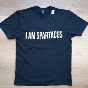 I am Spartacus - New Large Black T-Shirt